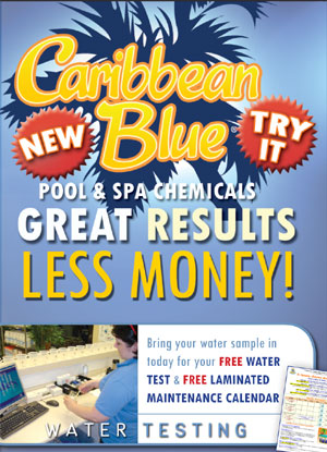 caribbean blue pool & spa chemicals on at valley pool & spa supply superstores!