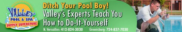 Valley Pools & Spas - 412-824-3030 - 1512 Lincoln Highway - Route 30 - North Versailles, PA 15137