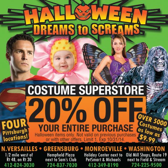 Valley Pool & Spa Halloween Costumes, Party Supplies, Decorations in Greensburg, PA and North Versailles, PA